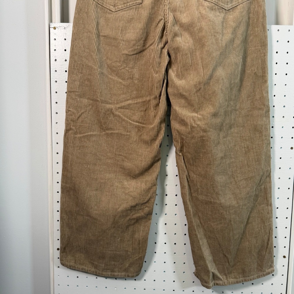 Volcom Billow Cord Loose Tapered Pants Men's Khaki Corduroy High Rise - 27 - Picture 7 of 15